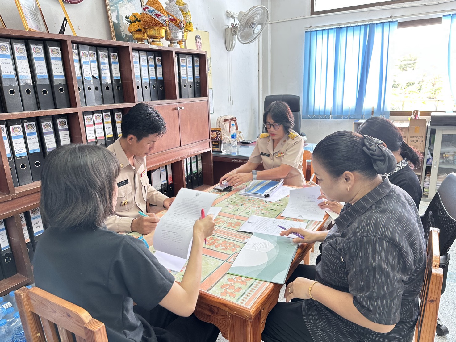 พช.ชุมพวง ประชุมสำนักงานพัฒนาชุมชนอำเภอชุมพวง ประจำเดือนพฤศจิกายน 2568