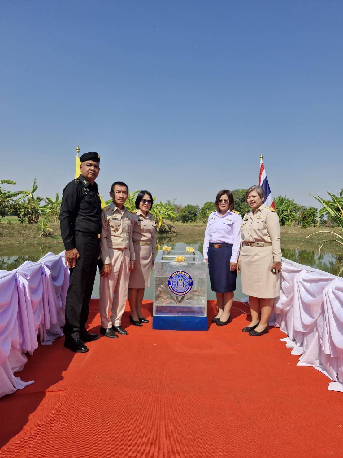 พช.ชุมพวง ร่วมพิธีปล่อยพันธุ์ปลาพระราชทาน เนื่องในวันคล้ายวันเกิดเจ้าคุณพระสินีนาฏ พิลาสกัลยาณี